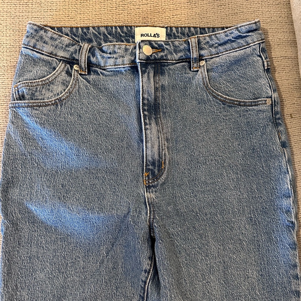 ROLLA'S High Rise Light Blue Jeans